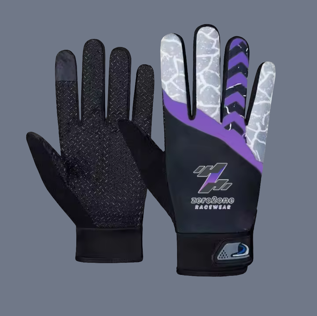 zero2one Sector Gloves | Purple | Large | Worldwide shipping!