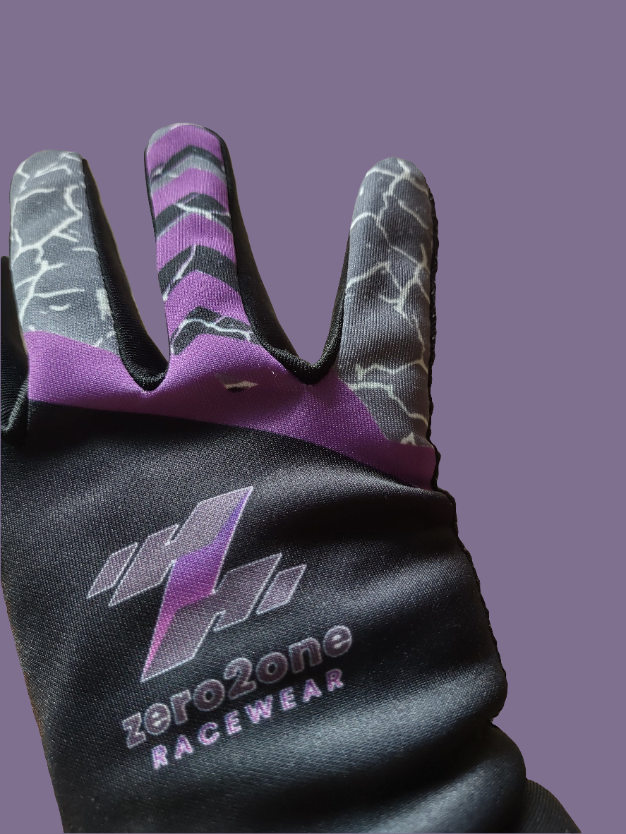 zero2one Sector Gloves | Purple | Large | Worldwide shipping!