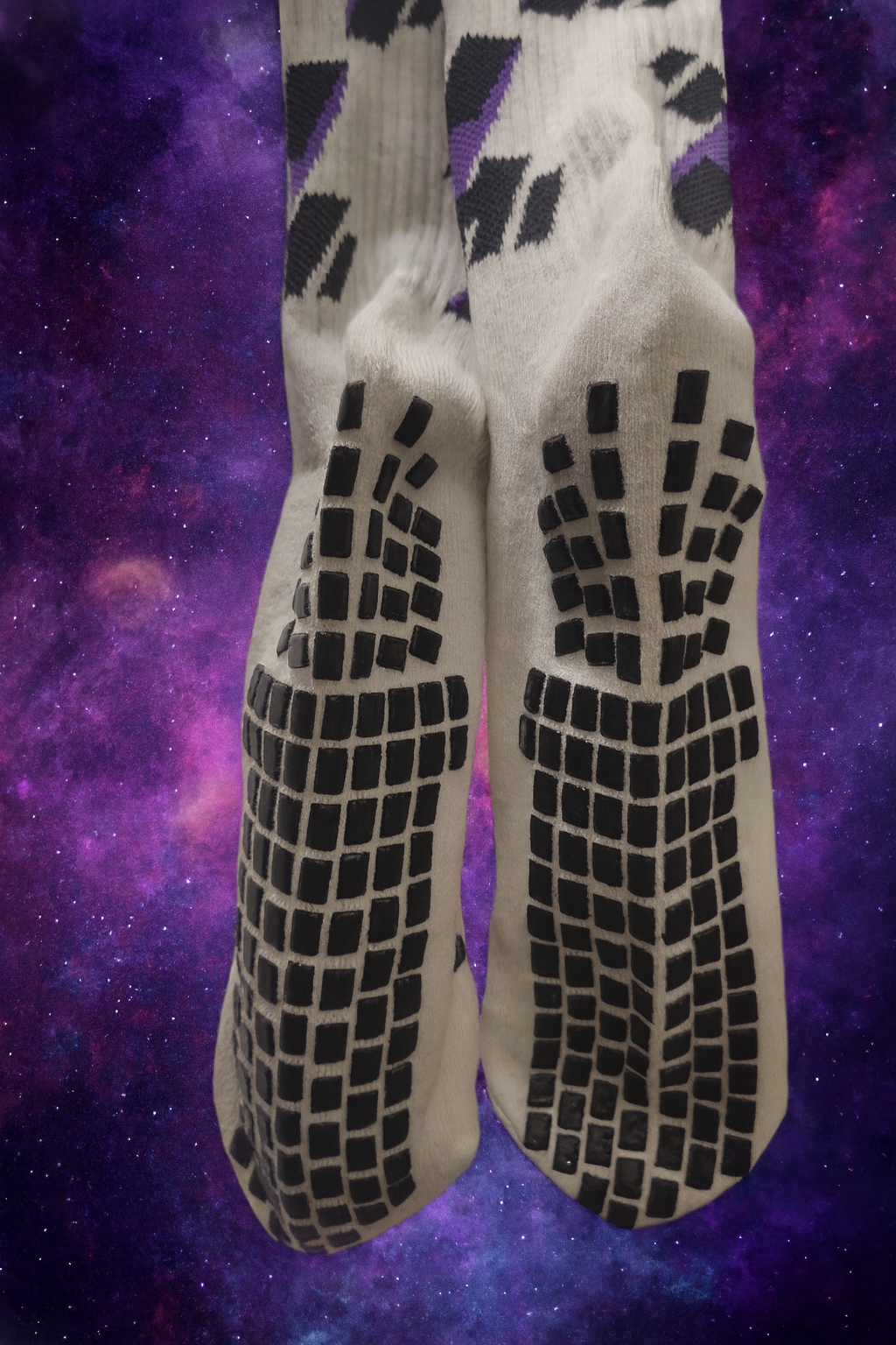 zero2one KwickGrip 1.0 | Sim racing grip socks | Crew cut | Men's | Large (US 9-12)